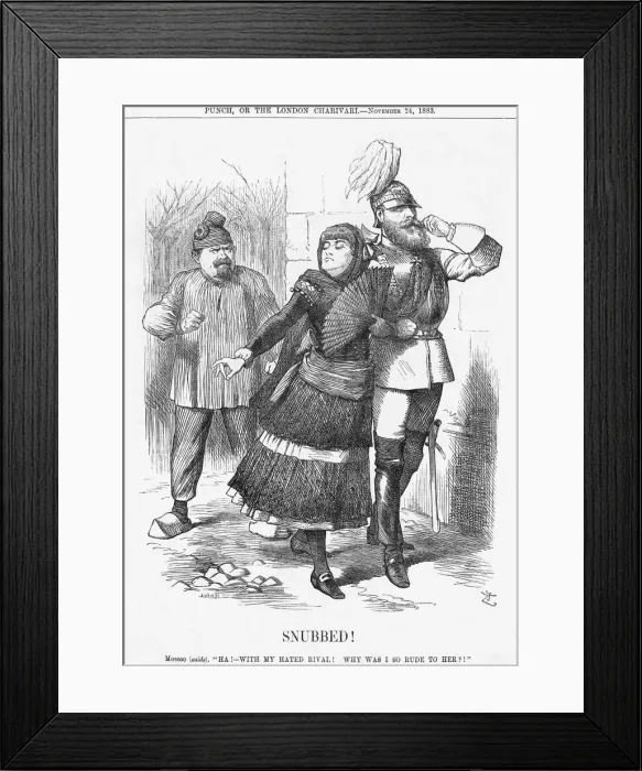 Framed Print : Snubbed!, 1883. Artist: Joseph Swain Framed Print : Snubbed!, 1883. Artist: Joseph Swain