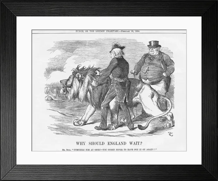 Framed Print : Why Should England Wait?, 1884