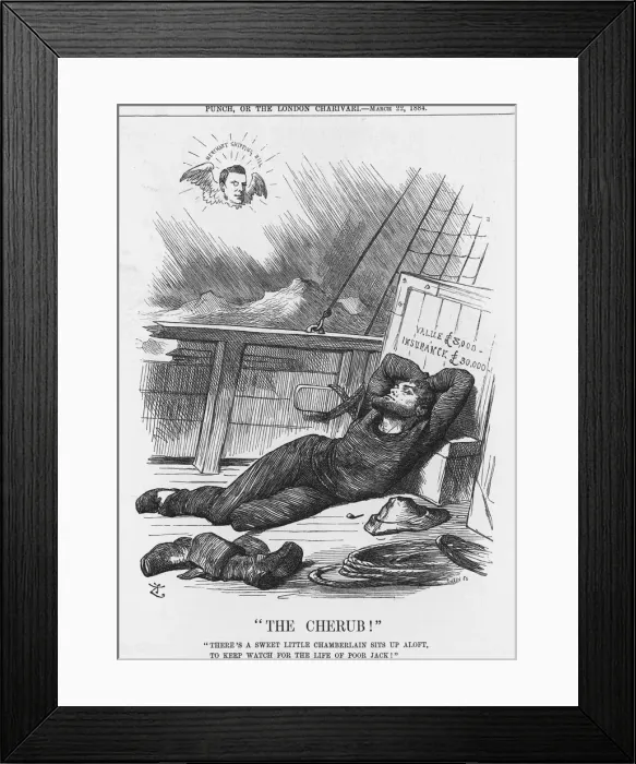 Framed Print : The Cherub!, 1884. Artist: Joseph Swain Framed Print : The Cherub!, 1884. Artist: Joseph Swain
