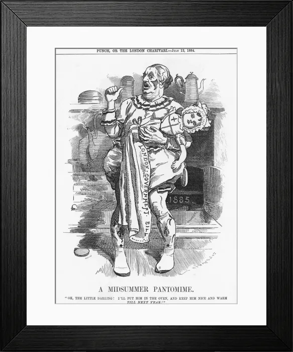Framed Print : A Midsummer Pantomime, 1884. Artist: Joseph Swain Framed Print : A Midsummer Pantomime, 1884. Artist: Joseph Swain