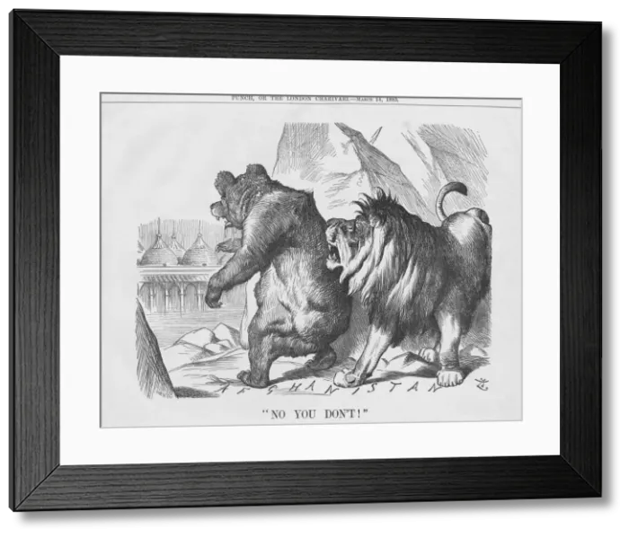 Framed Print : No You Don t!, 1885. Artist: Joseph Swain Framed Print : No You Don t!, 1885. Artist: Joseph Swain