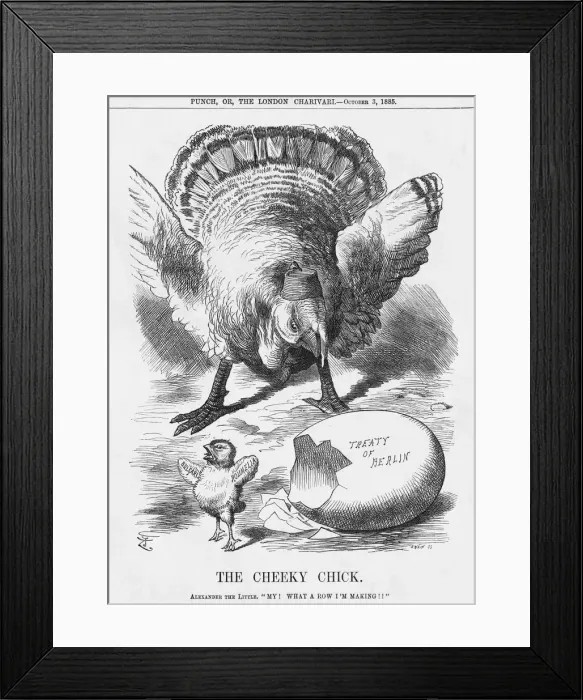 Framed Print : The Cheeky Chick, 1885. Artist: Joseph Swain