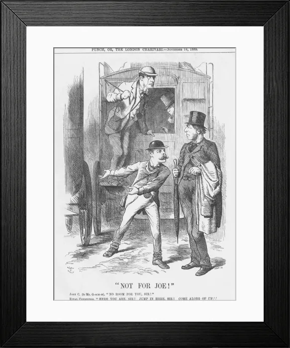Framed Print : Not for Joe!, 1885. Artist: Joseph Swain Framed Print : Not for Joe!, 1885. Artist: Joseph Swain