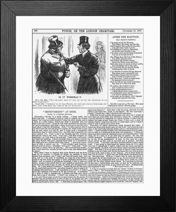 Framed Print : Is it Possible?, 1885 Framed Print : Is it Possible?, 1885