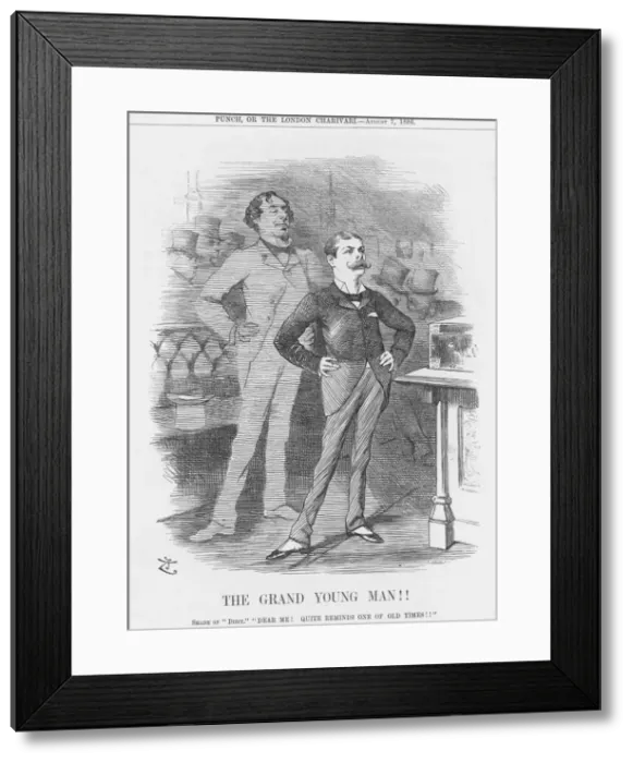 Framed Print : The Grand Young Man!!, 1886. Artist: Joseph Swain Framed Print : The Grand Young Man!!, 1886. Artist: Joseph Swain
