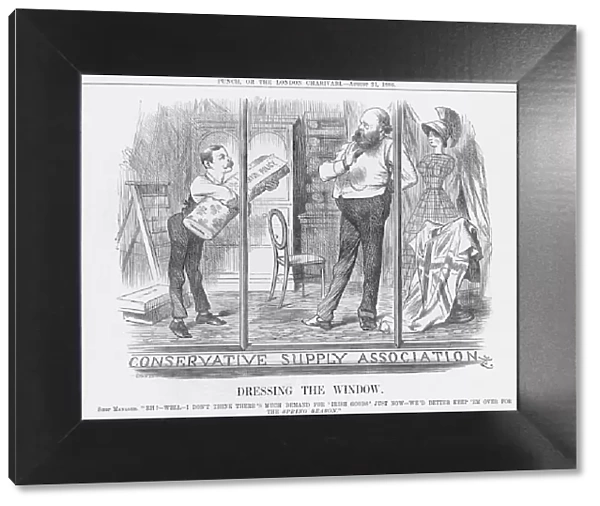 Dressing the Window, 1886. Artist: Joseph Swain