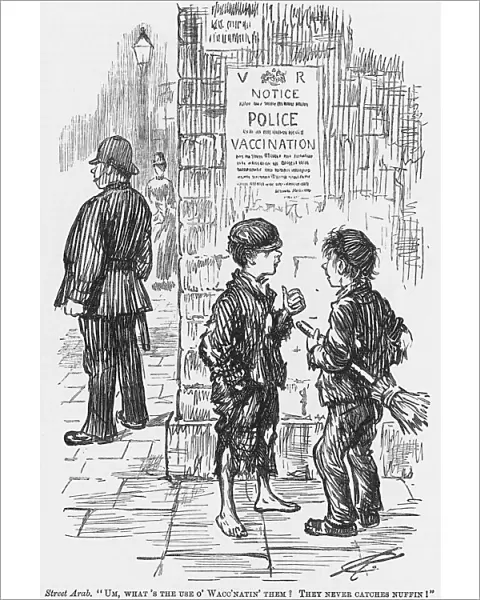 A satirical look at the chances of the average police constables ability to catch a cold, 1886