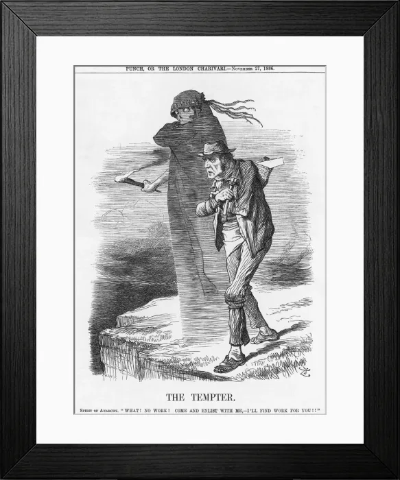 Framed Print : The Tempter, 1886. Artist: Joseph Swain Framed Print : The Tempter, 1886. Artist: Joseph Swain