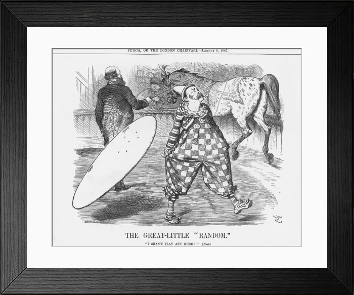 Framed Print : The Great-Little Random, 1887. Artist: Joseph Swain Framed Print : The Great-Little Random, 1887. Artist: Joseph Swain