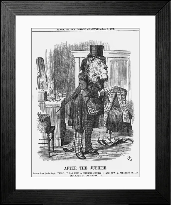 Framed Print : After the Jubilee, 1887. Artist: Joseph Swain Framed Print : After the Jubilee, 1887. Artist: Joseph Swain