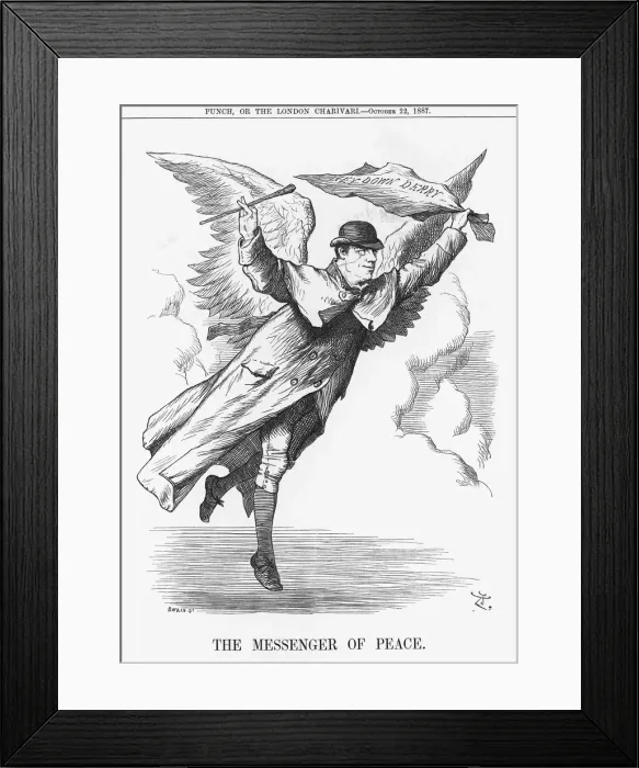 Framed Print : The Messenger of Peace, 1887. Artist: Joseph Swain Framed Print : The Messenger of Peace, 1887. Artist: Joseph Swain