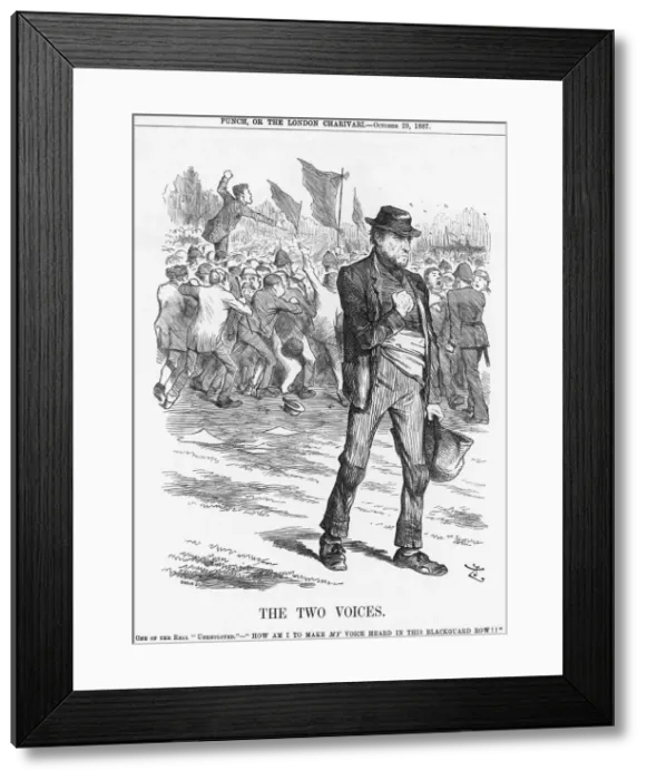 Framed Print : The Two Voices, 1887. Artist: Joseph Swain Framed Print : The Two Voices, 1887. Artist: Joseph Swain