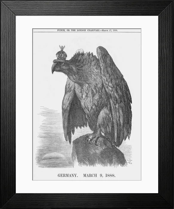 Framed Print : Germany. March 9, 1888, 1888. Artist: Joseph Swain Framed Print : Germany. March 9, 1888, 1888. Artist: Joseph Swain