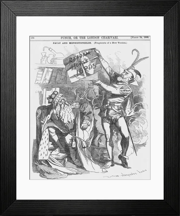 Framed Print : Faust and Mephistopheles, 1888 Framed Print : Faust and Mephistopheles, 1888