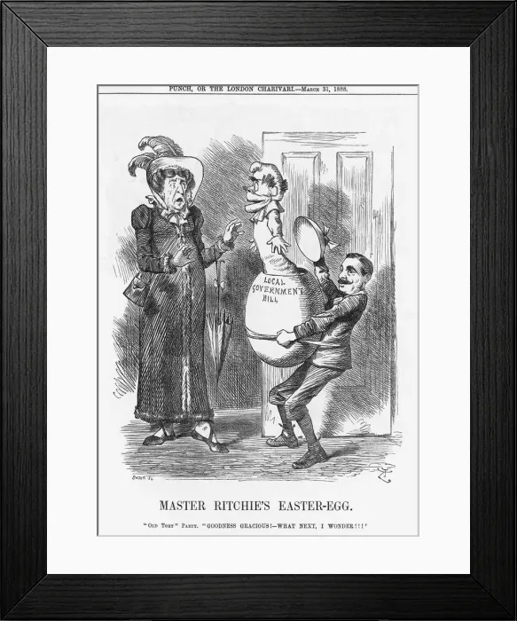 Framed Print : Master Ritchies Easter-Egg, 1888. Artist: Joseph Swain Framed Print : Master Ritchies Easter-Egg, 1888. Artist: Joseph Swain
