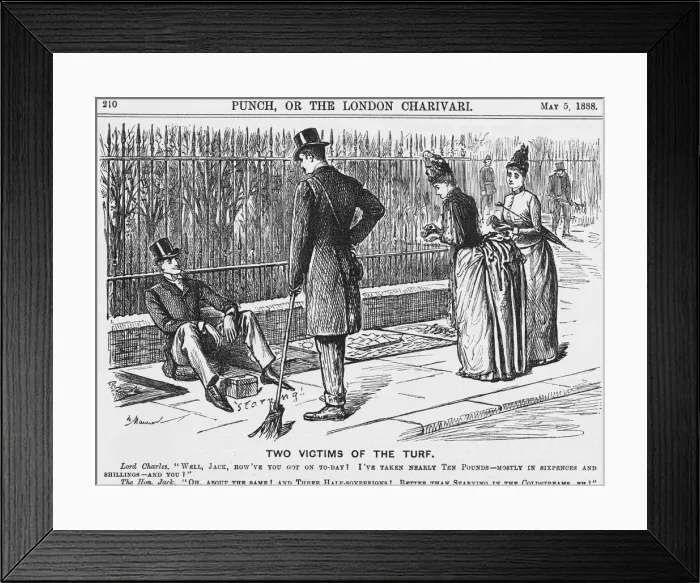 Framed Print : Two Victims of the Turf, 1888 Framed Print : Two Victims of the Turf, 1888