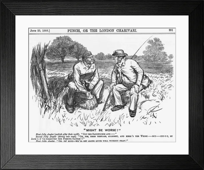 Framed Print : Might Be Worse!, 1888 Framed Print : Might Be Worse!, 1888