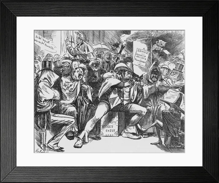Framed Print : Secret Meeting of the Conservative Party, 1888 Framed Print : Secret Meeting of the Conservative Party, 1888