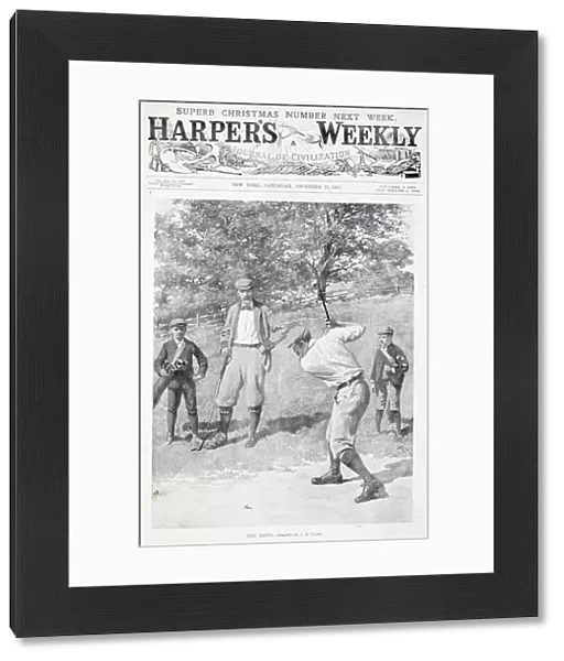 The Drive, Harpers Weekly, December 11th 1897. Artist: AB Frost