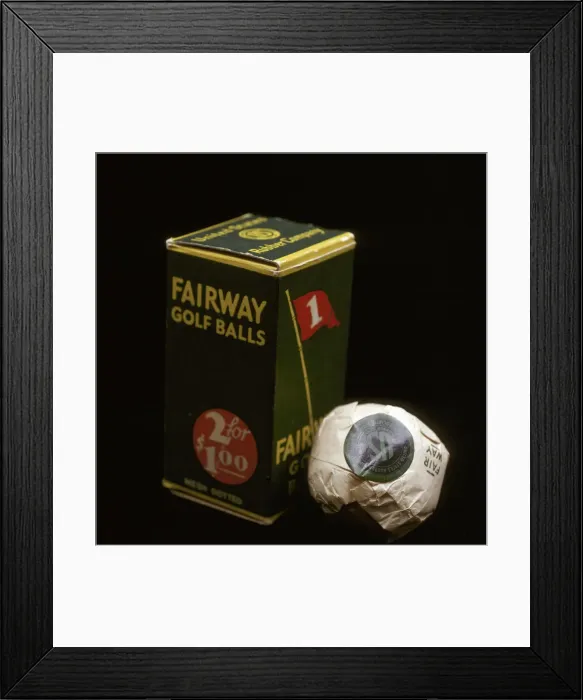 Framed Print : Fairway Golf Ball Framed Print : Fairway Golf Ball