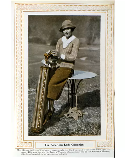 Glenna Collett, US Womens Amateur Golf Champion, 1922