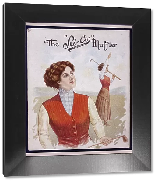 The Rico Muffler, adverting poster, c1890