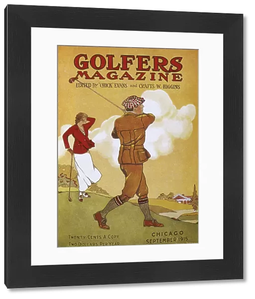 Golfers Magazine cover, September 1915