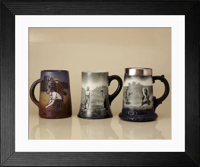 Framed Print : Steins and Loving Mugs, c1899-1910. Artist: Walter Scott-Lenox Framed Print : Steins and Loving Mugs, c1899-1910. Artist: Walter Scott-Lenox