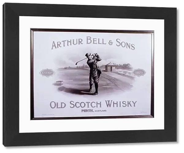 Poster for Arthur Bell and Sons Old Scotch Whisky, c1900