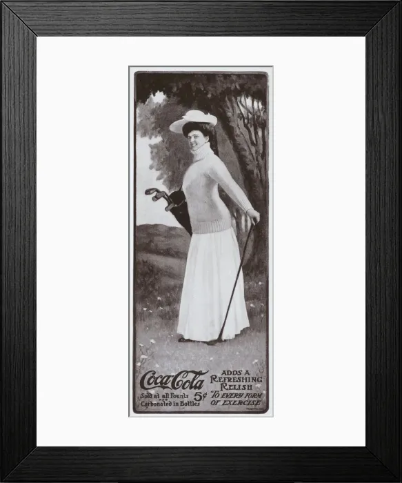 Framed Print : Coca-Cola advertisement, c1905 Framed Print : Coca-Cola advertisement, c1905