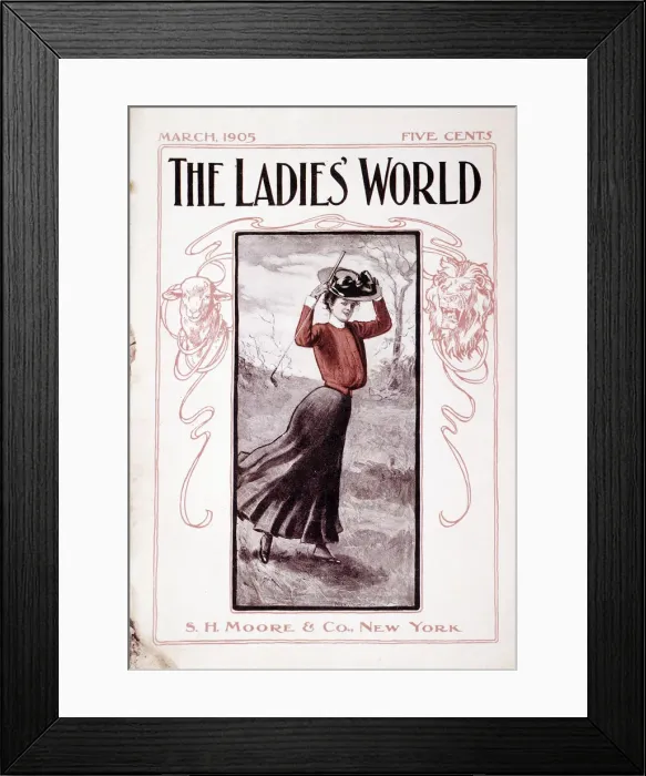Framed Print : Cover of The Ladies World magazine, March 1905 Framed Print : Cover of The Ladies World magazine, March 1905