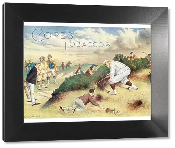 Satirical advertisement for Copes Tobaccos, c1890s. Artist: John Wallace
