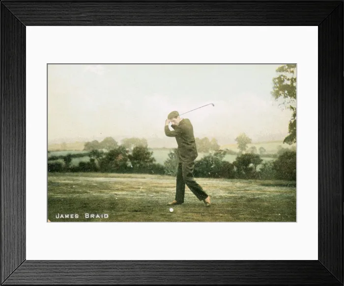 Framed Print : James Braid, Scottish golfer, c1910 Framed Print : James Braid, Scottish golfer, c1910