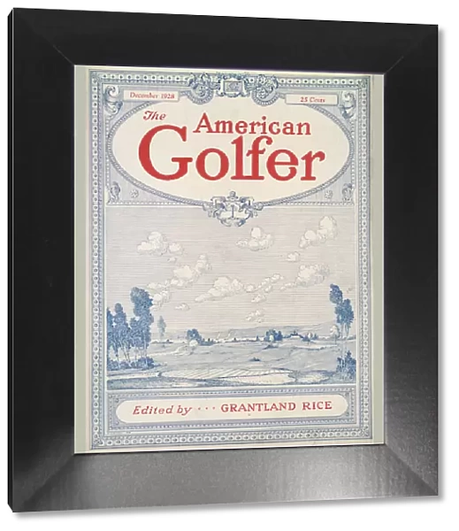 Cover of The American Golfer magazine, December 1928