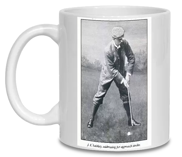 Portrait of golfer JE Laidlay, c1896