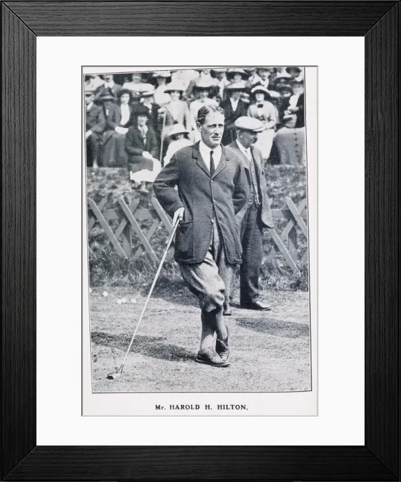 Framed Print : Harold H Hilton, golfer, c1900 Framed Print : Harold H Hilton, golfer, c1900