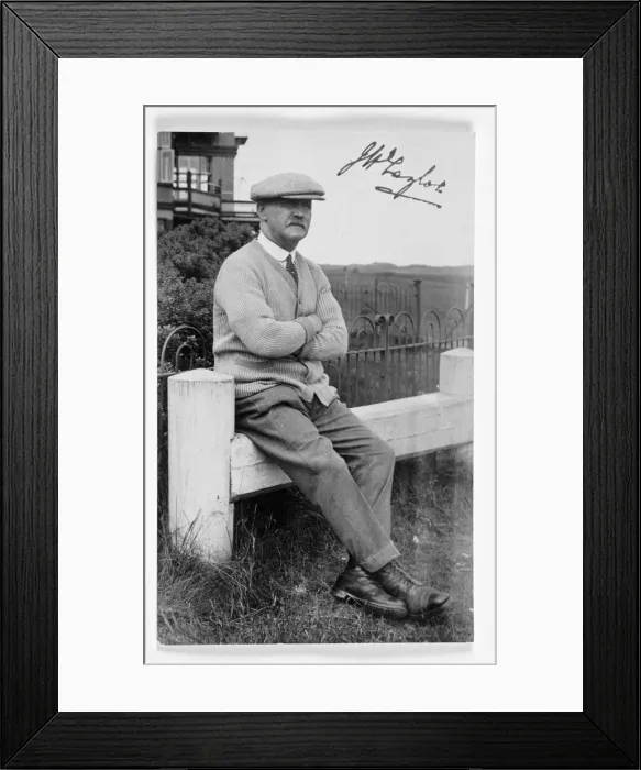 Framed Print : JH Taylor (1871-1963), five times Open champion, c1940 Framed Print : JH Taylor (1871-1963), five times Open champion, c1940