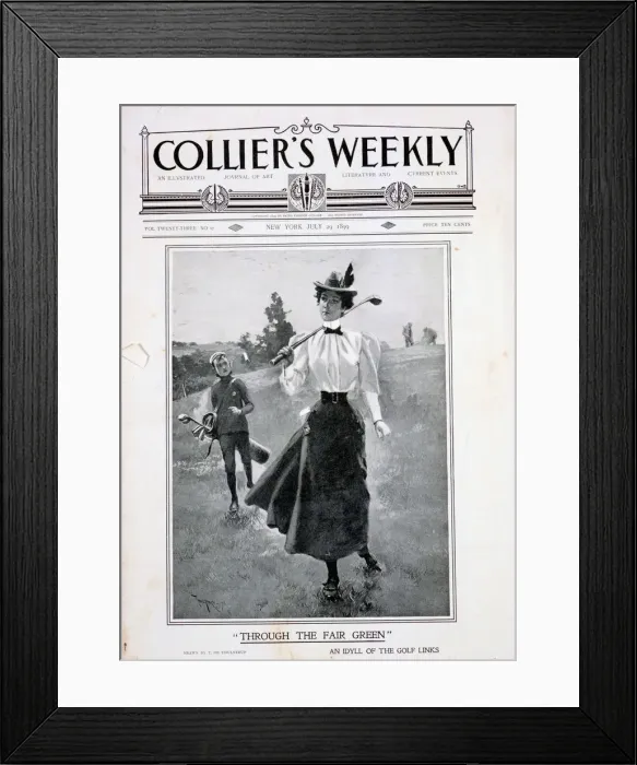 Framed Print : Cover of Colliers Weekly, American, July 29, 1899 Framed Print : Cover of Colliers Weekly, American, July 29, 1899