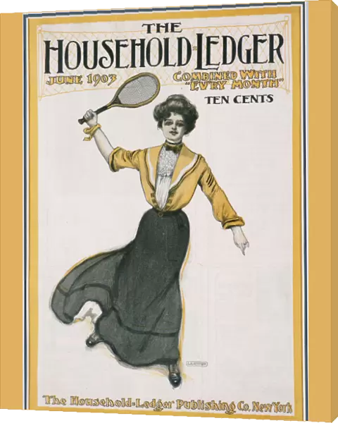 Cover of The Household Ledger magazine, American, June 1903