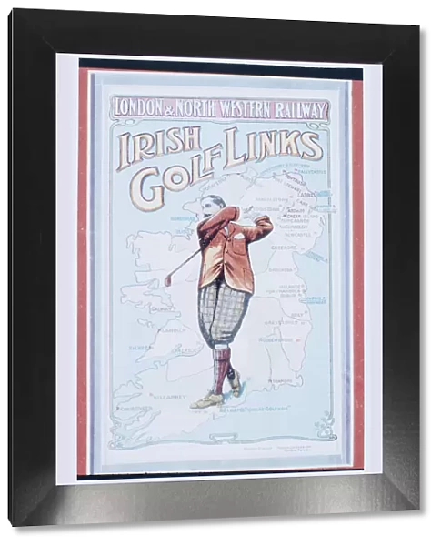 Postcard advertising golfing trips to Ireland, c1910