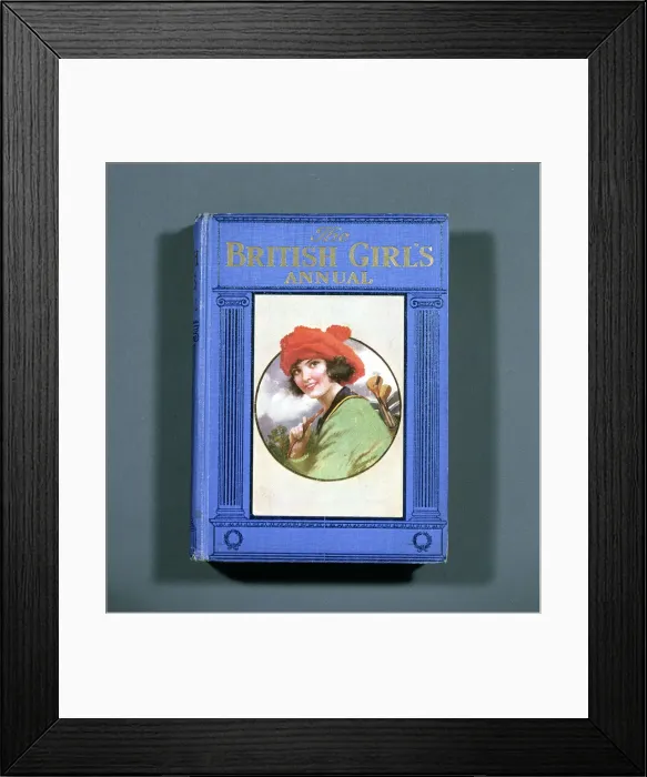 Framed Print : Cover of The British Girls Annual, 1923 Framed Print : Cover of The British Girls Annual, 1923