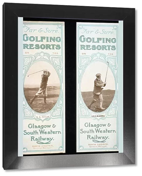 Bookmarks issued by the Glasgow & South Western Railway, c1900