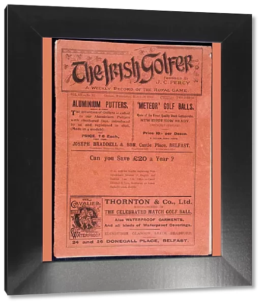 Cover of The Irish Golfer, March 19, 1902