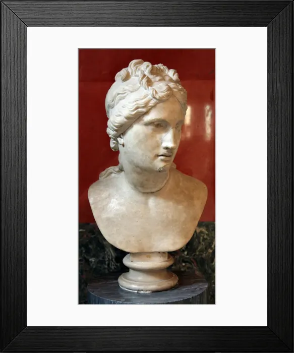 Framed Print : Bust of Aphrodite, Goddess of Beauty and Love Framed Print : Bust of Aphrodite, Goddess of Beauty and Love