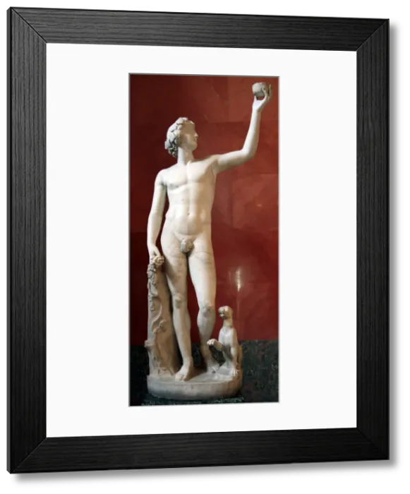 Framed Print : Statue of Dionysus, God of Wine and patron of wine making Framed Print : Statue of Dionysus, God of Wine and patron of wine making