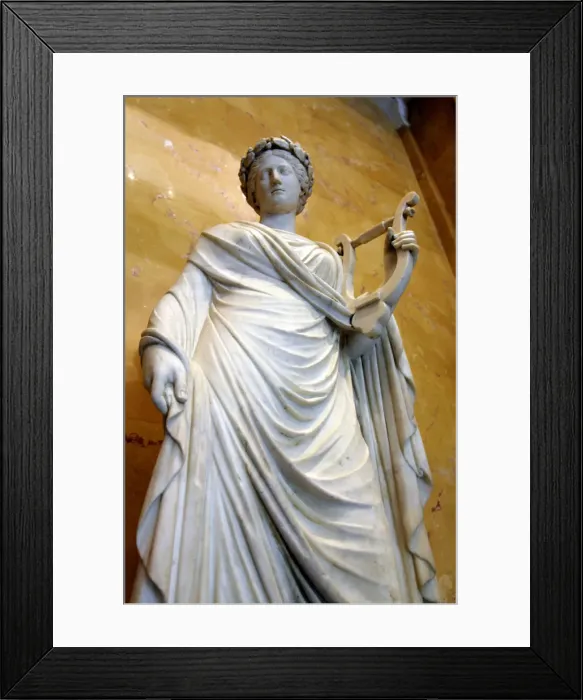 Framed Print : Statue of Terpsichore, Muse of Dances Framed Print : Statue of Terpsichore, Muse of Dances