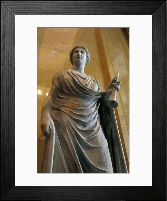 Framed Print : Statue of Euterpe, Muse of Poetry Framed Print : Statue of Euterpe, Muse of Poetry