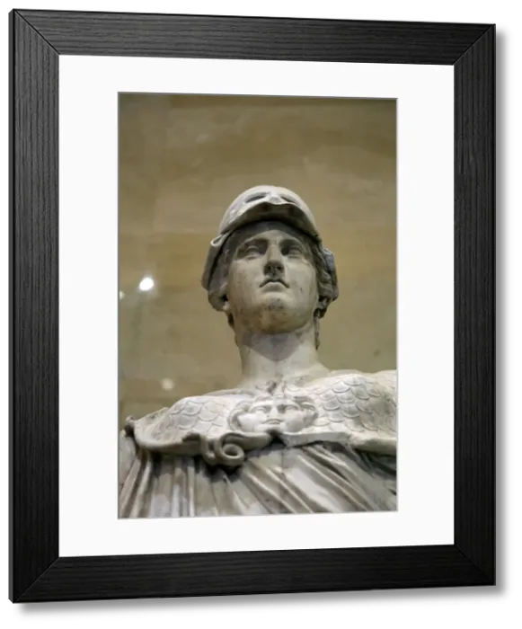 Framed Print : Statue of Athena, Goddess of Wisdom and Just War, and patroness of crafts, 2nd century Framed Print : Statue of Athena, Goddess of Wisdom and Just War, and patroness of crafts, 2nd century