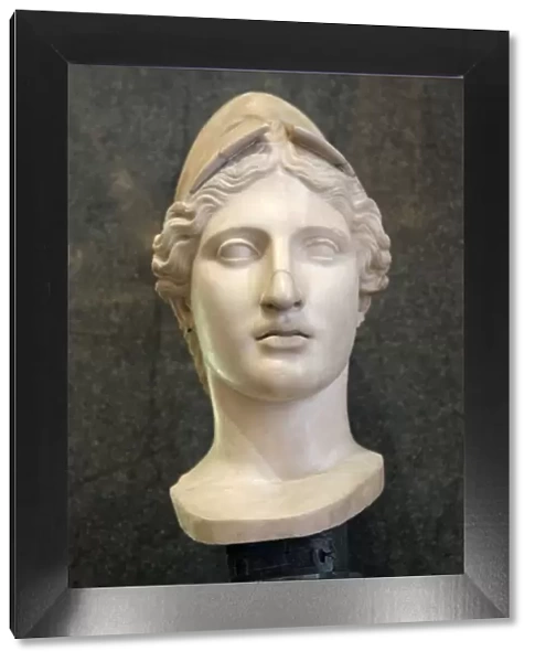 Head of Athena, Goddess of Wisdom and Just War, and patroness of crafts, early 1st century