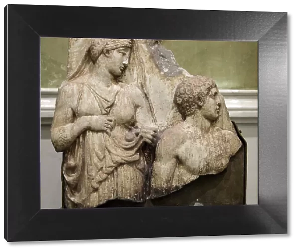 Heracles in the Garden of the Hesperides, fragment of a relief, early 2nd century